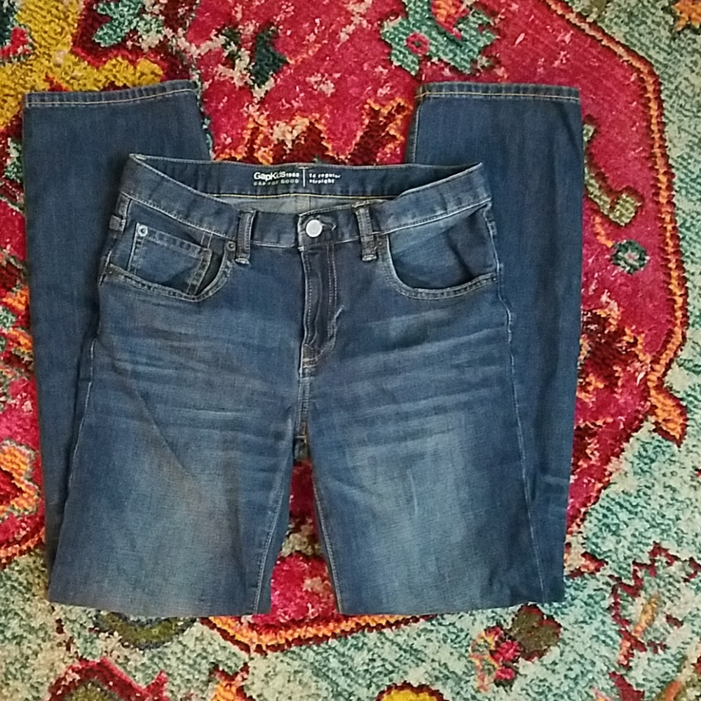Boys Gap 1969 straight dark wash jeans!
